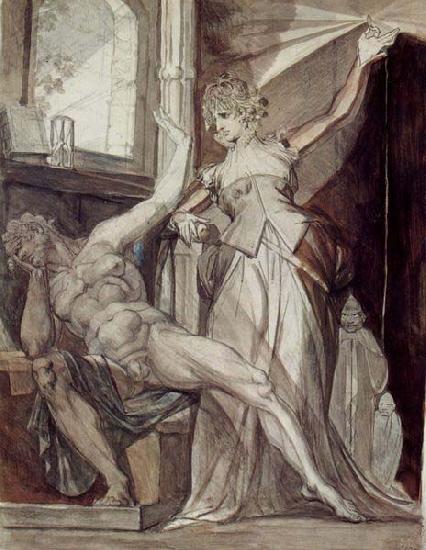 Henry Fuseli Kriemhild and Gunther,